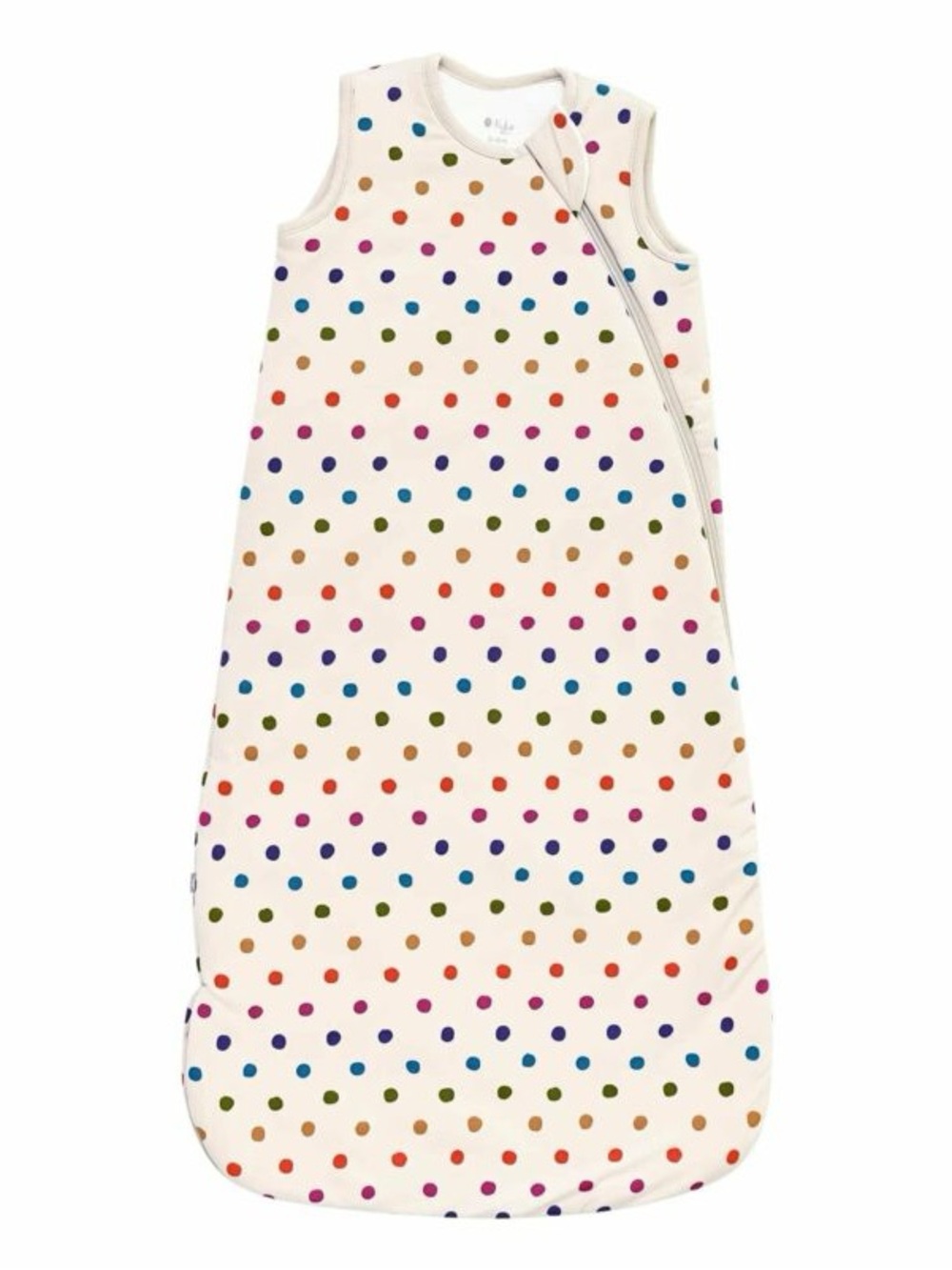 KYTE BABY Sleep Bag Sack Oat Beige Neutral Multicolor Polka Dot Large 1.0 TOG